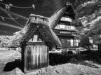 Shirakawa-go, Japan – Monochrome Infrared Wall Art