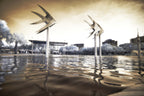 Cairns Esplanade, Queensland – Infrared Monochrome Wall Art