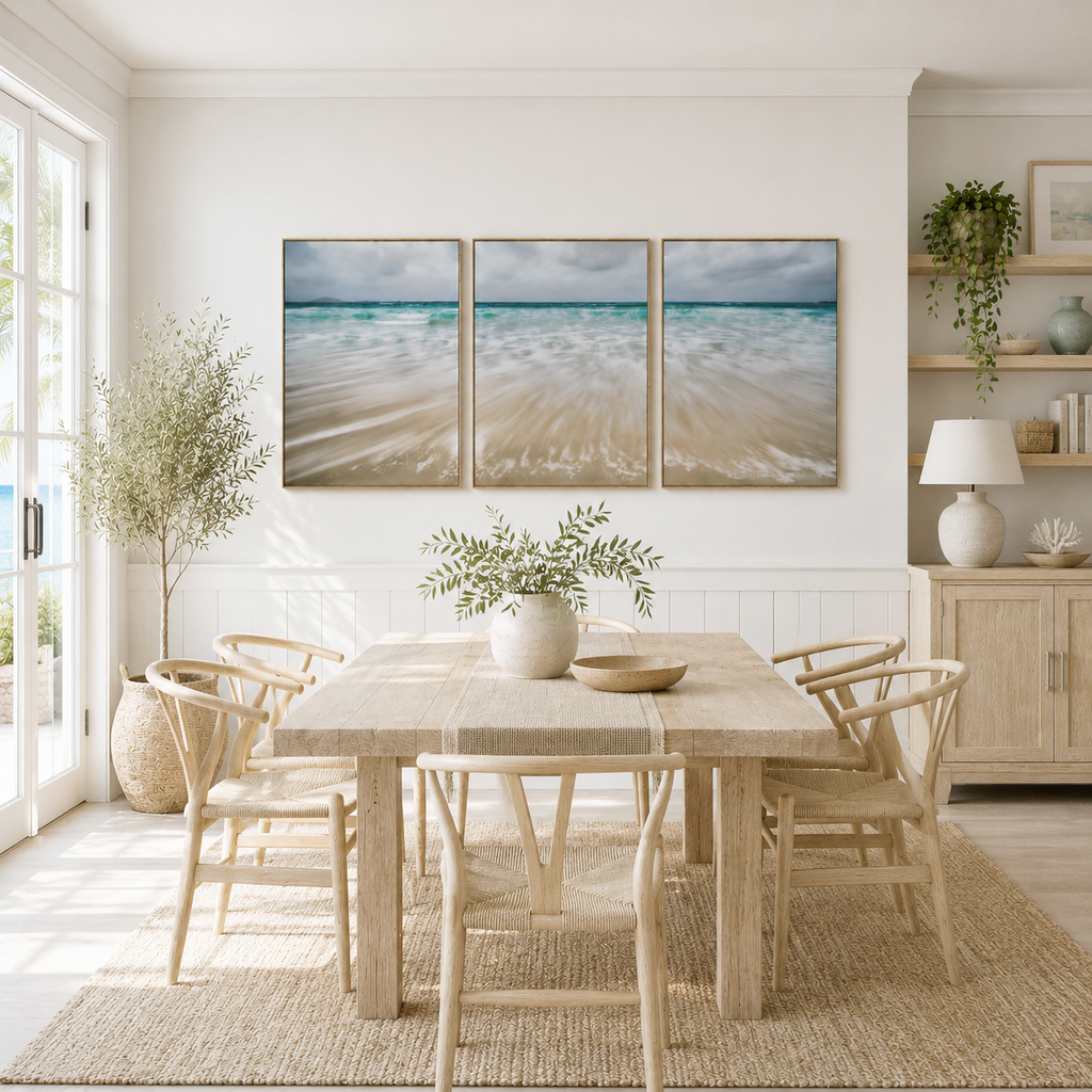 Ocean Motion – Mooloolaba Triptych Wall Art