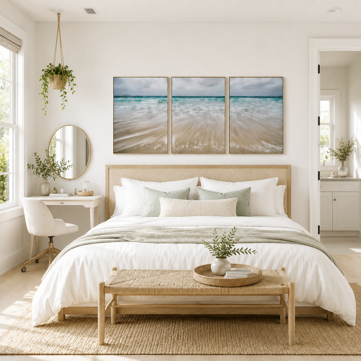 Ocean Motion – Mooloolaba Triptych Wall Art