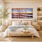 Tropical Twilight – Fannie Bay Triptych Wall Art
