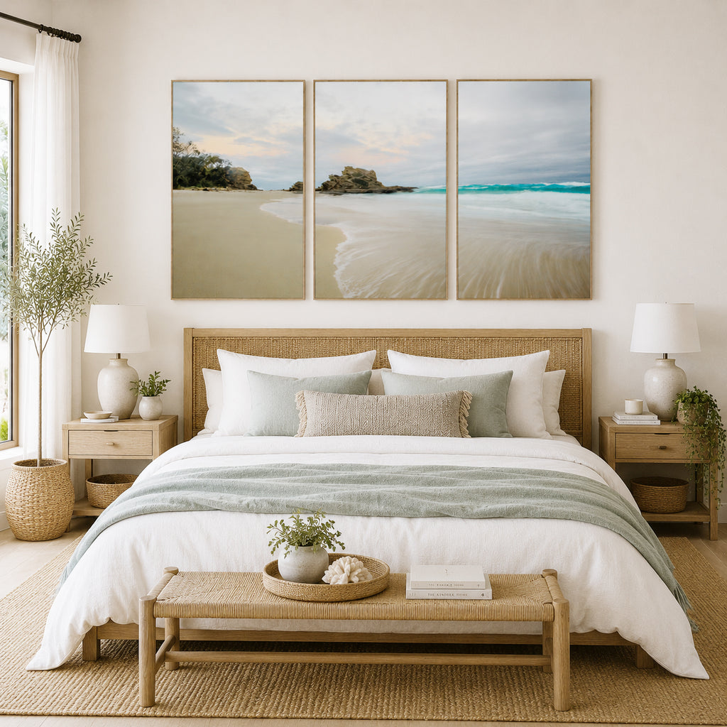 Coastal Tranquility – Nambucca Heads, New South Wales | Triptych Wall Art