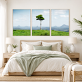 Hinterland Majesty – One Tree Hill, Maleny Triptych Wall Art