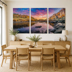 Twilight Reflections – Nitmiluk Gorge Triptych Wall Art