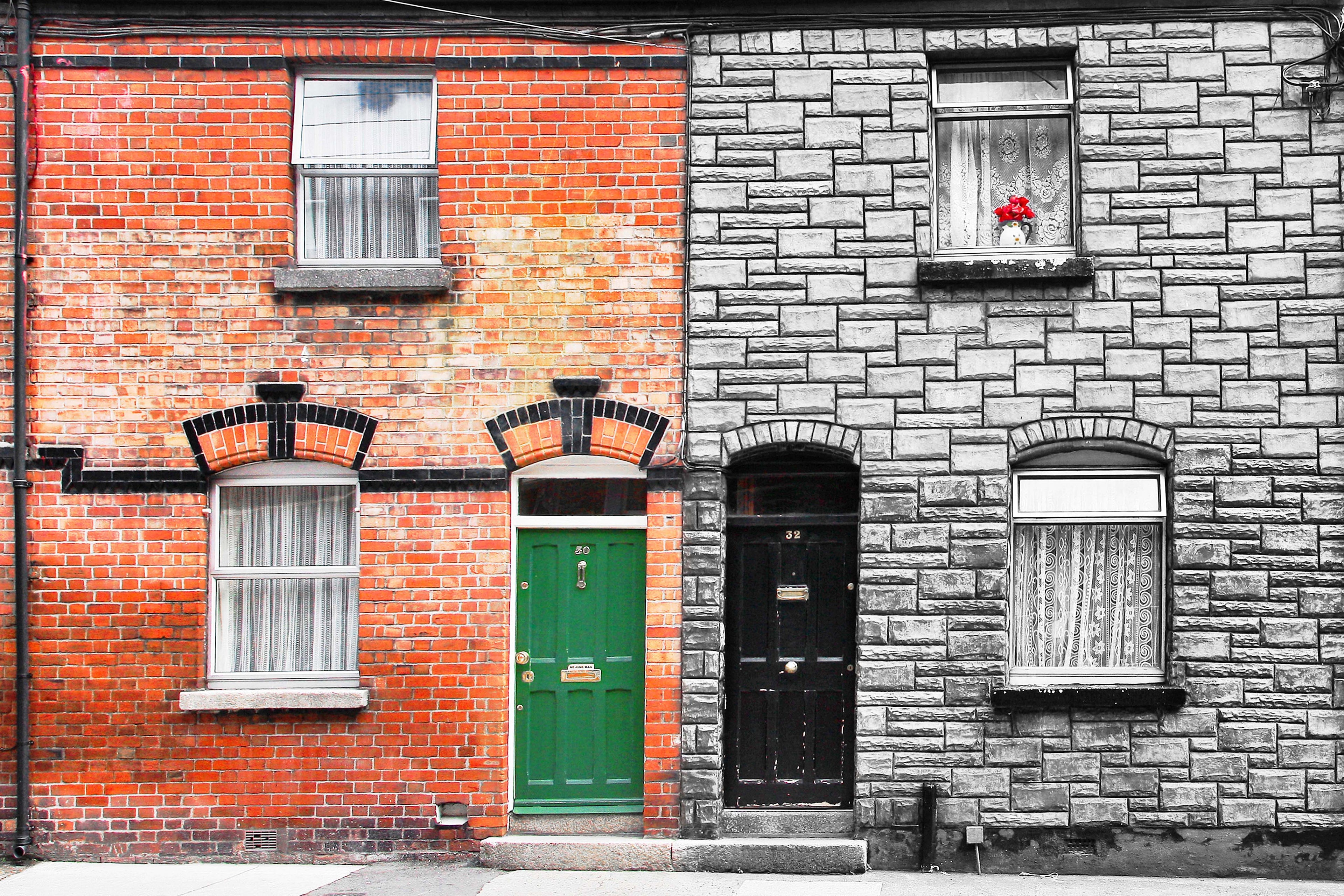 Dublin, Ireland – Modern Doorway Wall Art