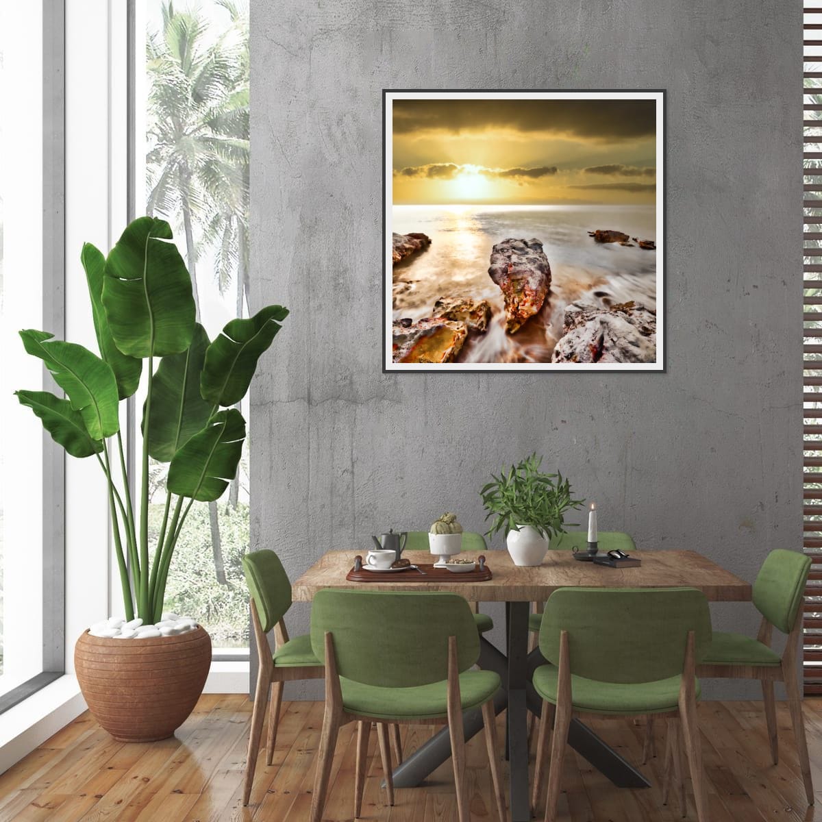 Nightcliff, Northern Territory – Golden Sunrise Coastal Wall Art