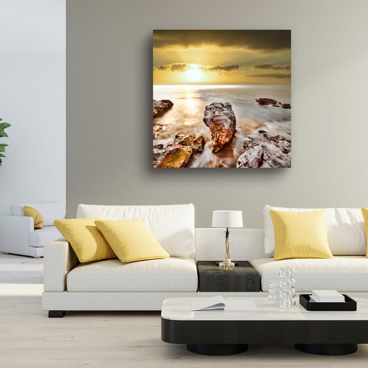 Nightcliff, Northern Territory – Golden Sunrise Coastal Wall Art
