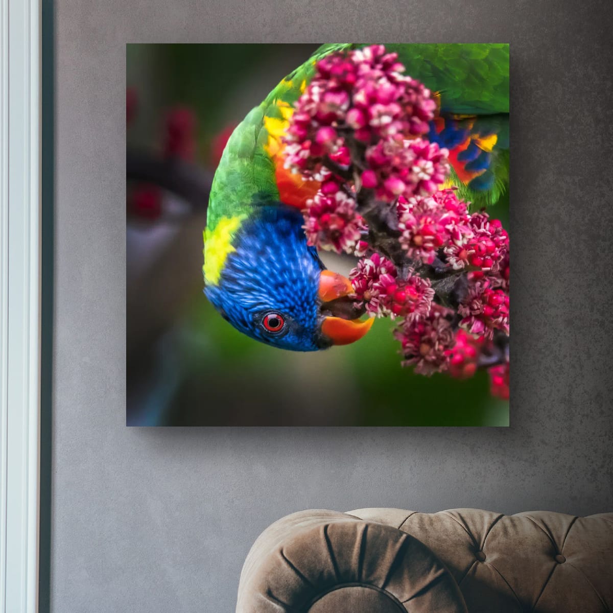 Rainbow Lorikeet – Vibrant Australian Wildlife Wall Art Print