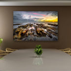 Storm Over Fannie Bay – Lightning Coastal Wall Art Print