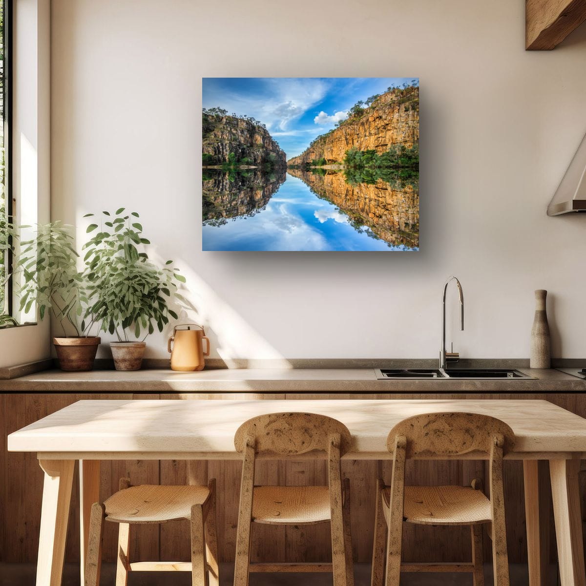 Katherine Gorge, Northern Territory – Reflected Landscape Wall Art