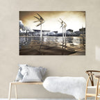 Cairns Esplanade, Queensland – Infrared Monochrome Wall Art