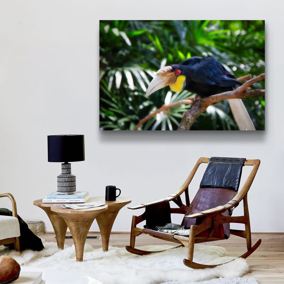 Bali, Indonesia – Hornbill Wildlife Wall Art