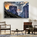 Meteora, Greece – Storm Landscape Wall Art