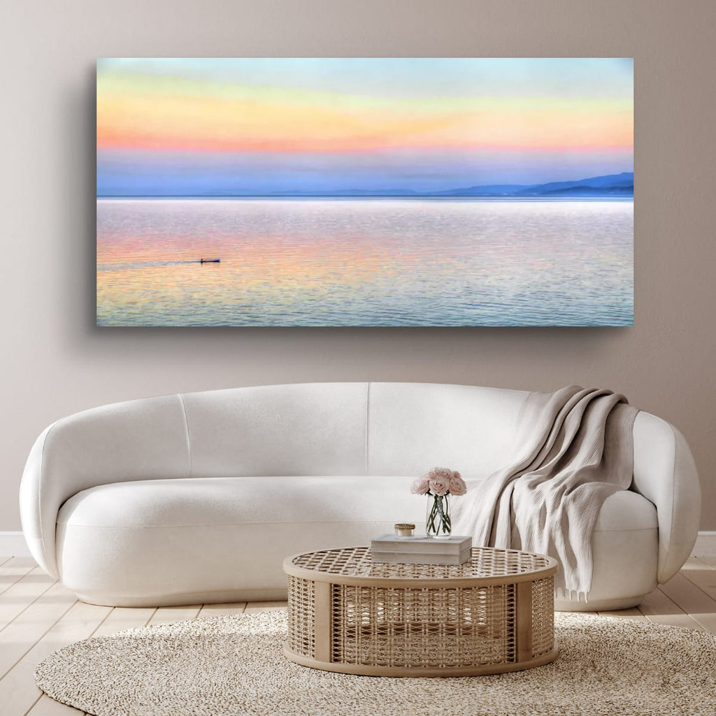 Izmir, Turkey – Pastel Coastal Minimalist Wall Art