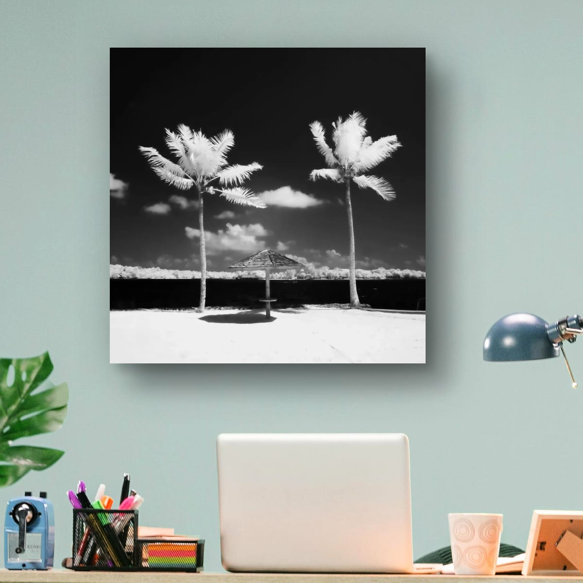 Port Vila, Vanuatu – Infrared Tropical Palms Wall Art