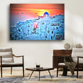 Santorini, Greece – Sunset Coastal Wall Art