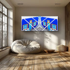 Santorini, Greece – Contemporary Graphic Wall Art