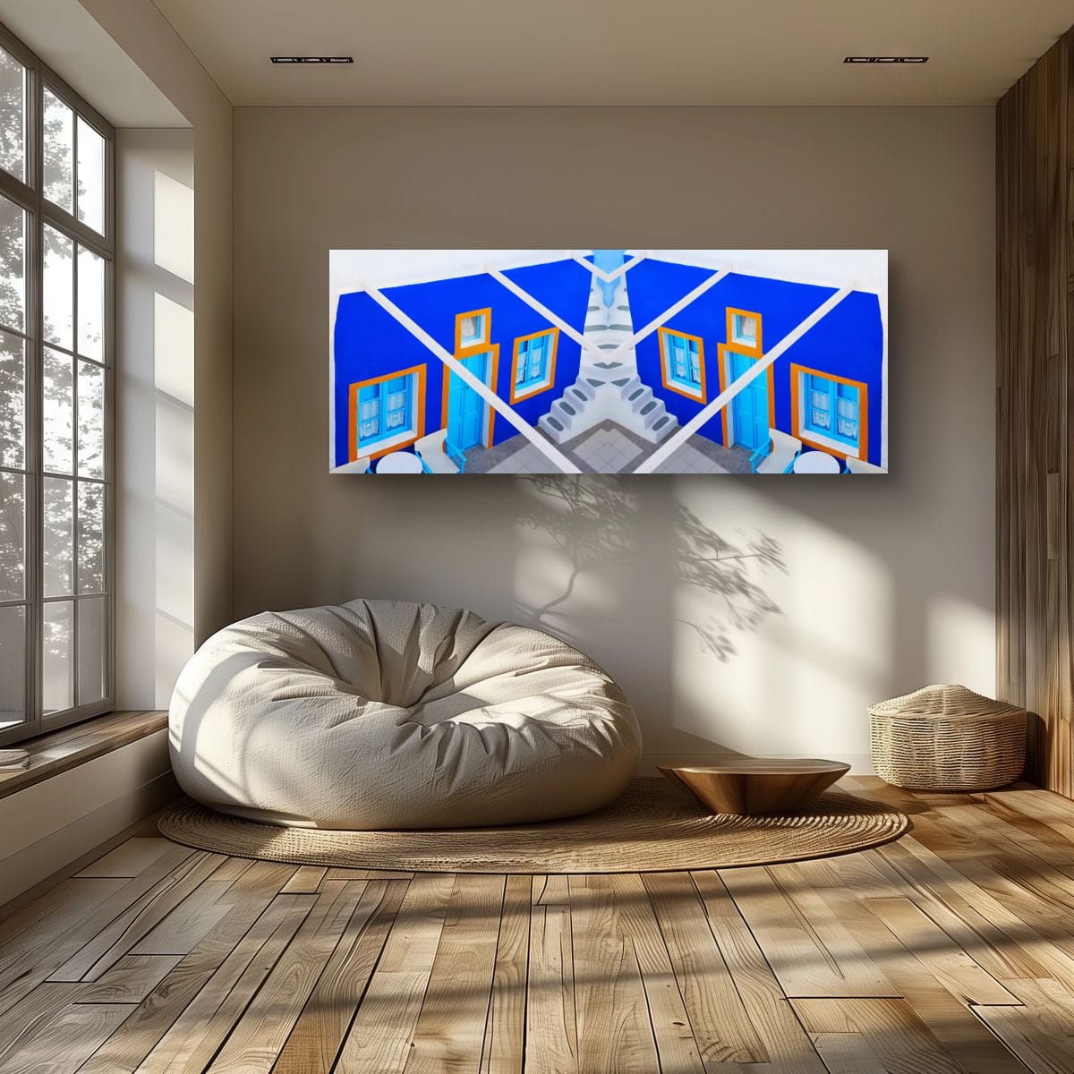 Santorini, Greece – Contemporary Graphic Wall Art