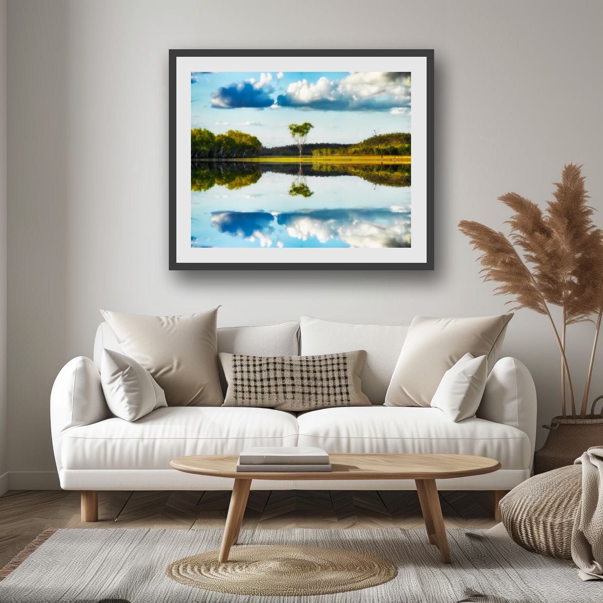 Lake Moondarra, Queensland – Contemporary Reflection Wall Art
