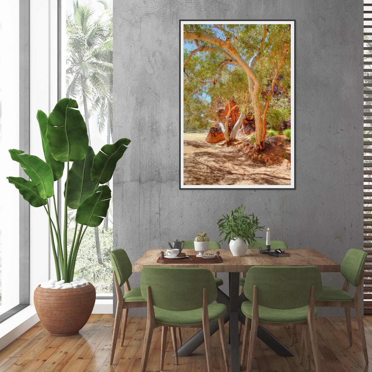 Ghost Gums of Jessie Gap, Alice Springs – Artistic Wall Art