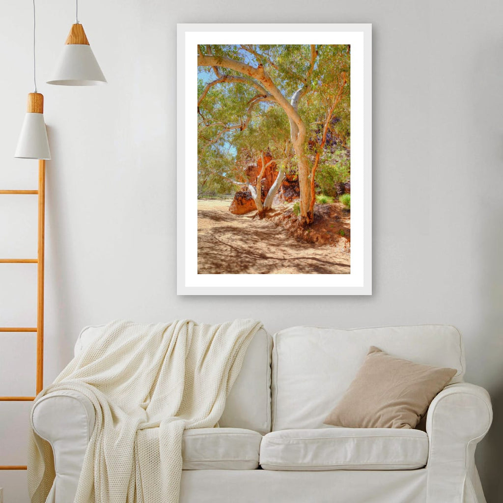 Ghost Gums of Jessie Gap, Alice Springs – Artistic Wall Art