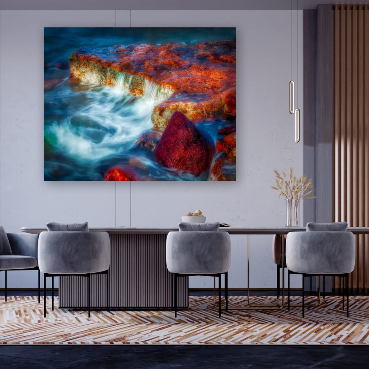 Liquid Fire – Nightcliff Coastal Wall Art