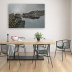 Silent Predator – Saltwater Crocodile Wall Art
