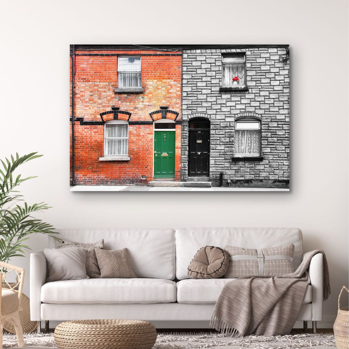 Dublin, Ireland – Modern Doorway Wall Art