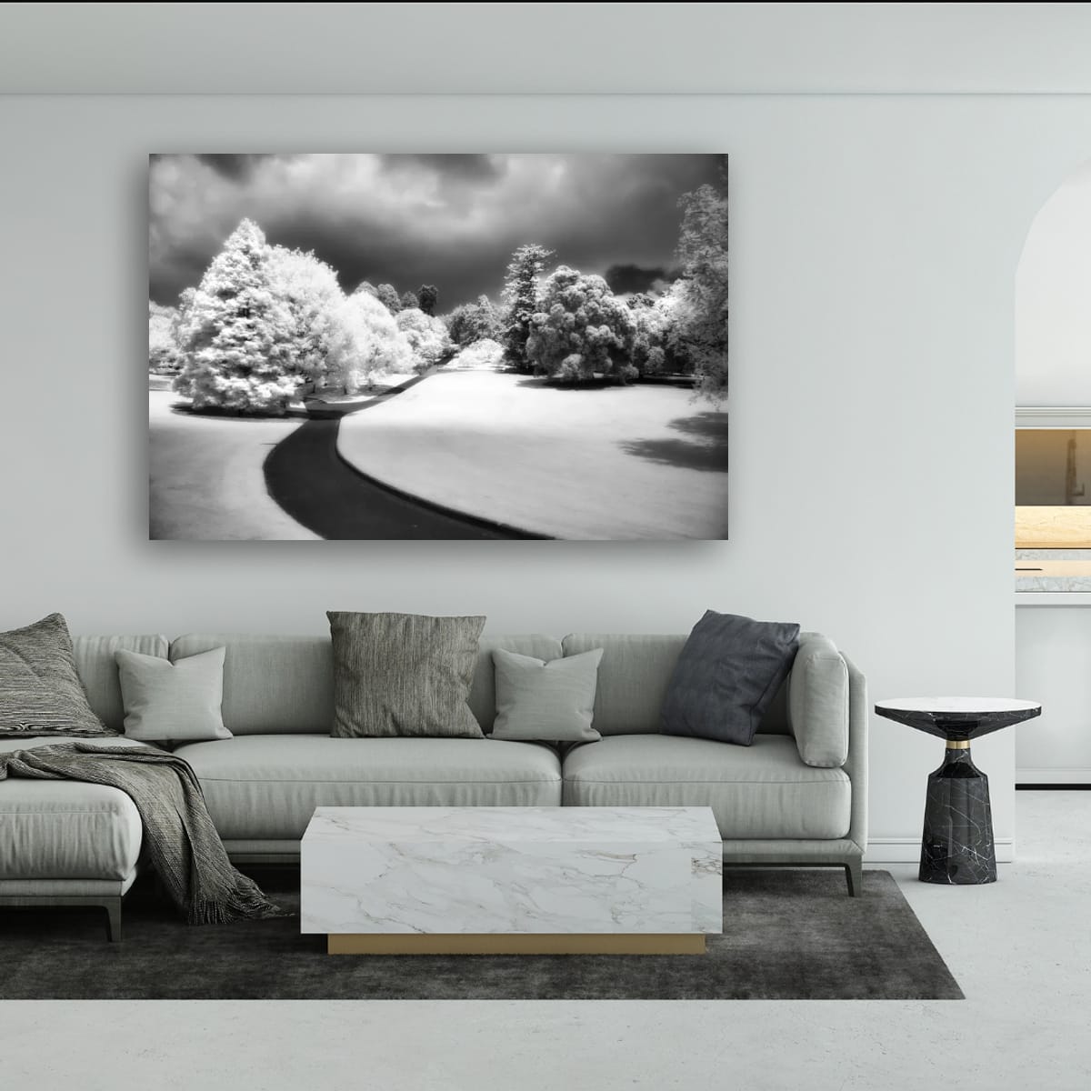 Hobart, Tasmania – Infrared Monochrome Wall Art