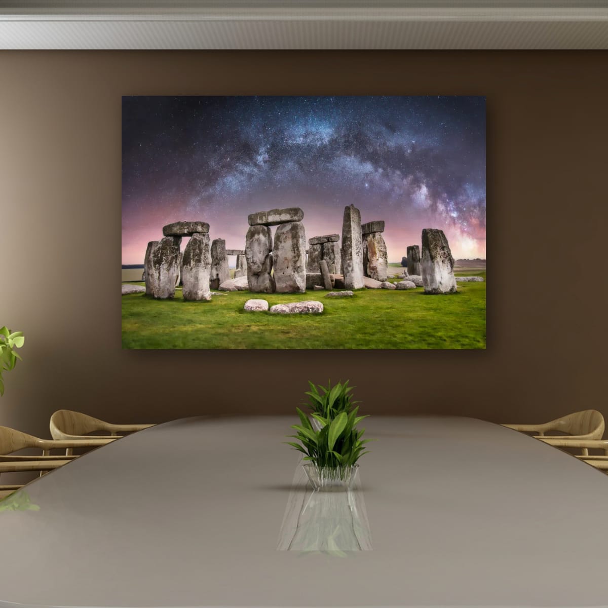 Stonehenge, United Kingdom – Starlit Ritual Landscape Wall Art