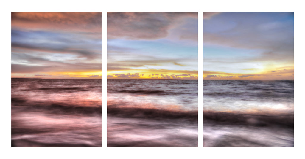 Tropical Twilight – Fannie Bay Triptych Wall Art
