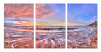 Blush of Dusk – Fannie Bay Triptych Wall Art