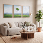 Hinterland Majesty – One Tree Hill, Maleny Triptych Wall Art