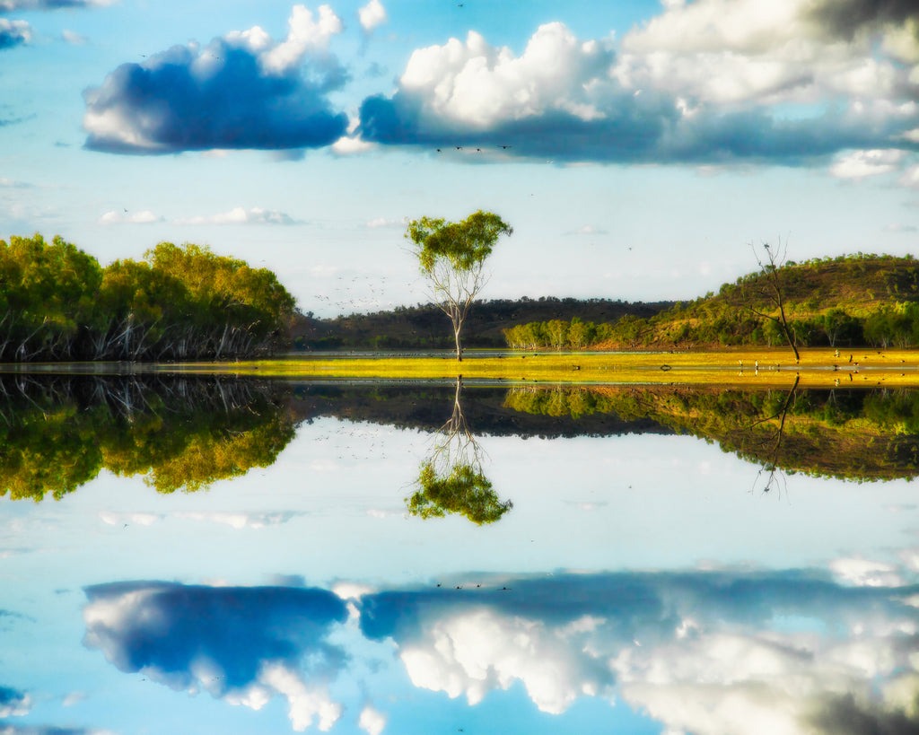Lake Moondarra, Queensland – Contemporary Reflection Wall Art
