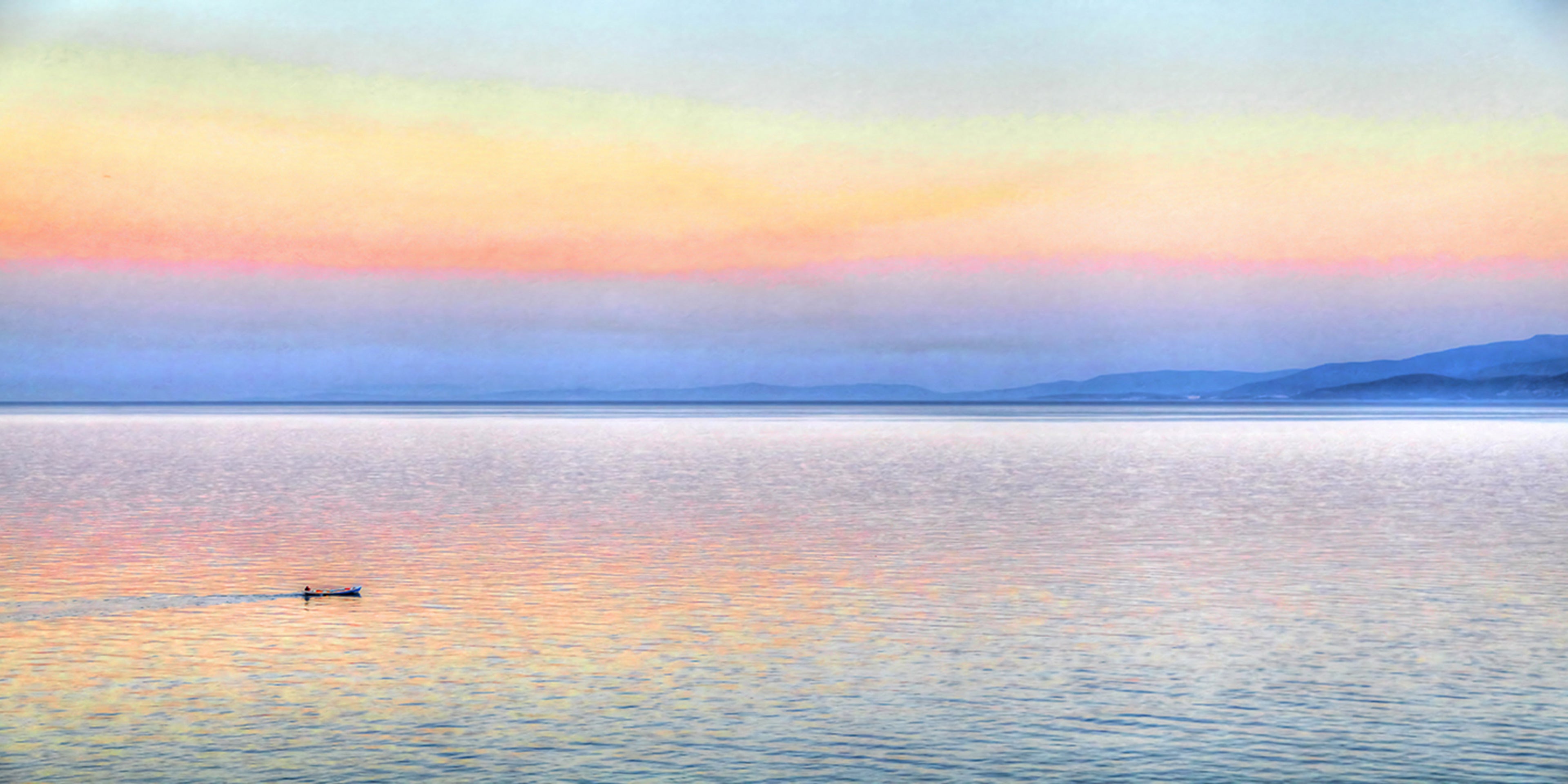 Izmir, Turkey – Pastel Coastal Minimalist Wall Art