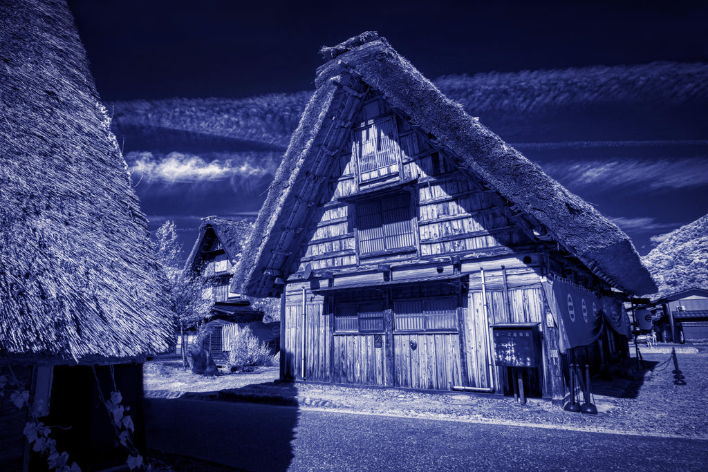 Shirakawa-go, Japan – Cool Tone Heritage Village Wall Art