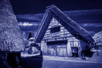 Shirakawa-go, Japan – Cool Tone Heritage Village Wall Art