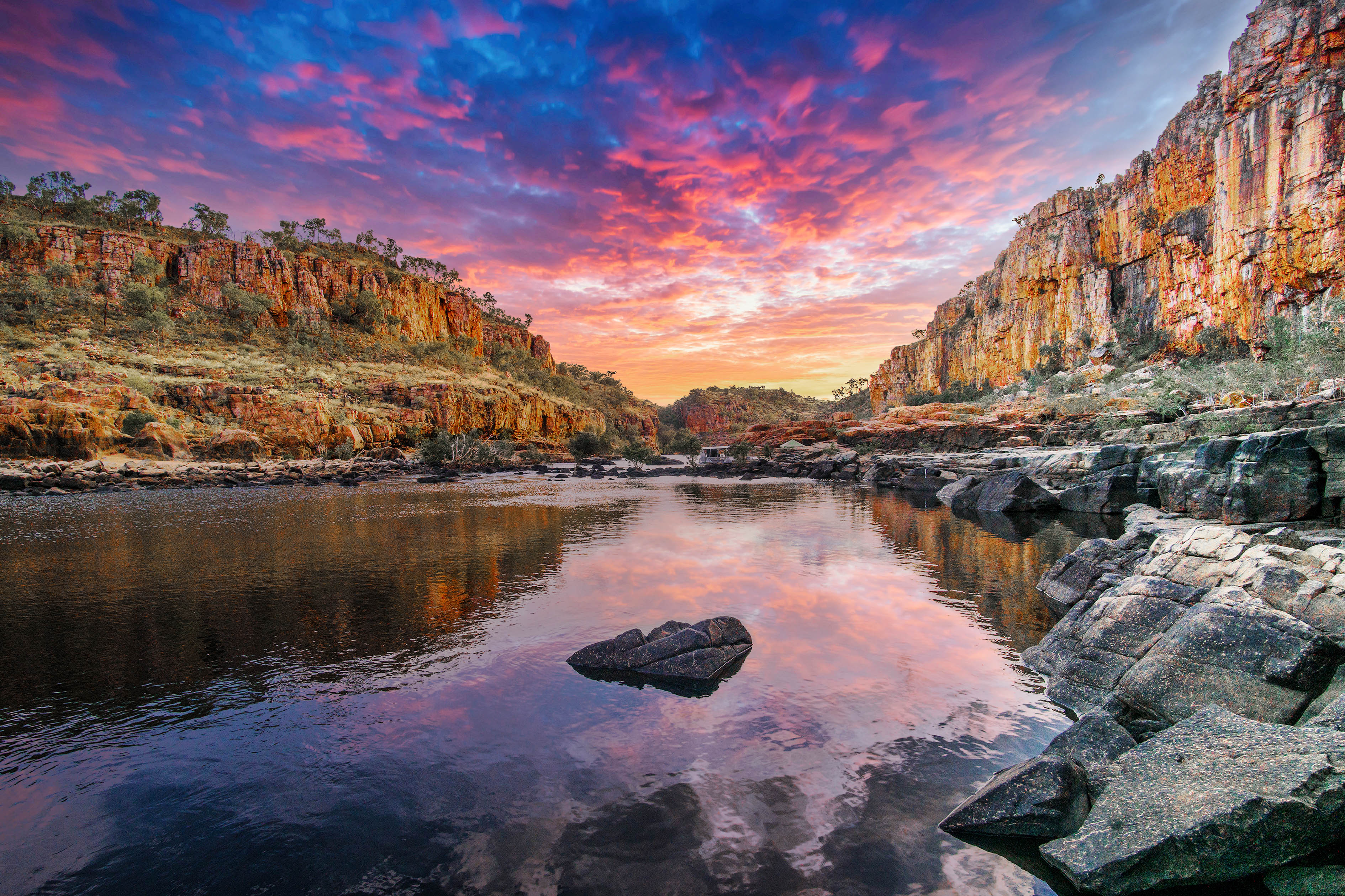 Twilight Reflections – Nitmiluk Gorge Wall Art
