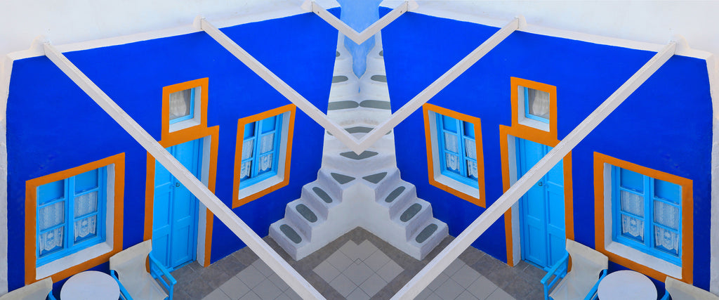 Santorini, Greece – Contemporary Graphic Wall Art