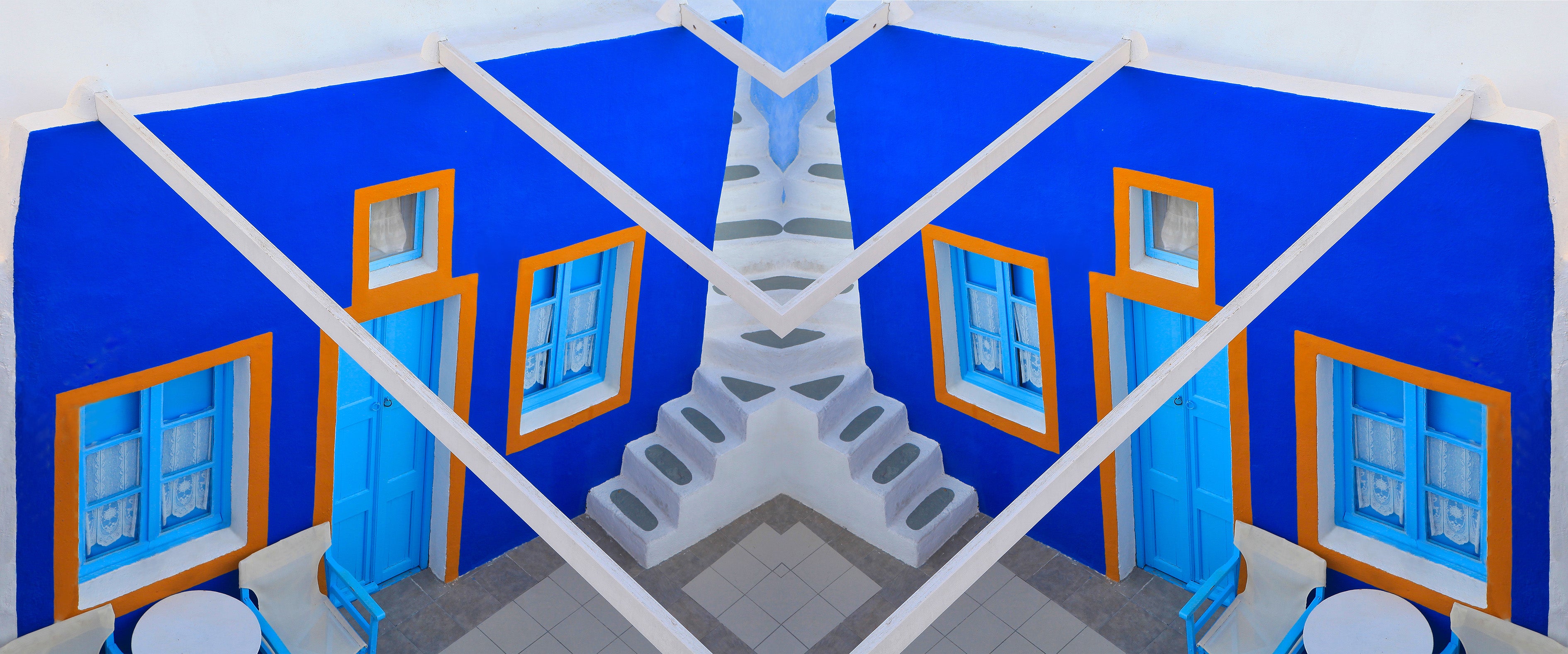 Santorini, Greece – Contemporary Graphic Wall Art