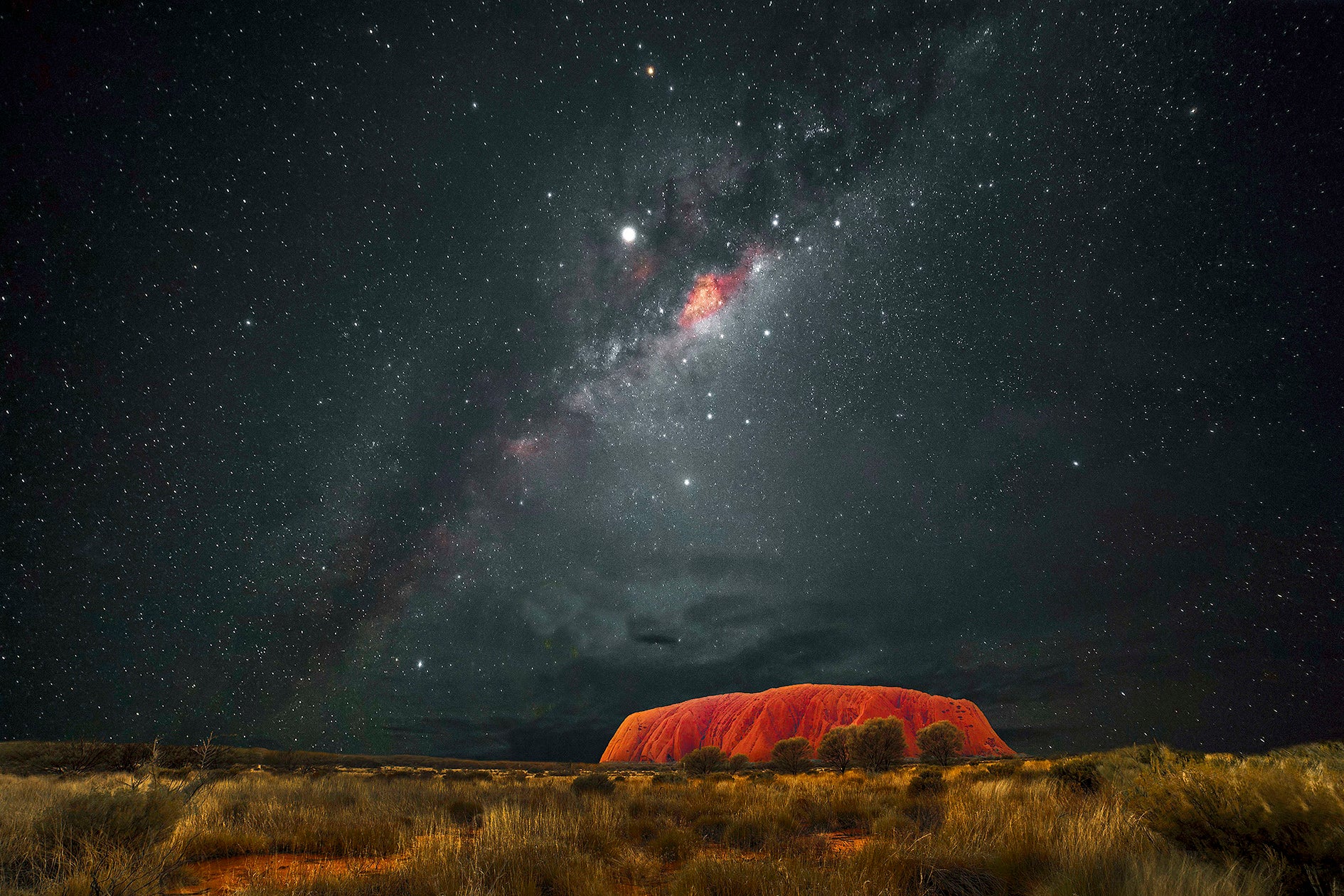 Uluru, Northern Territory – Night Sky Wall Art